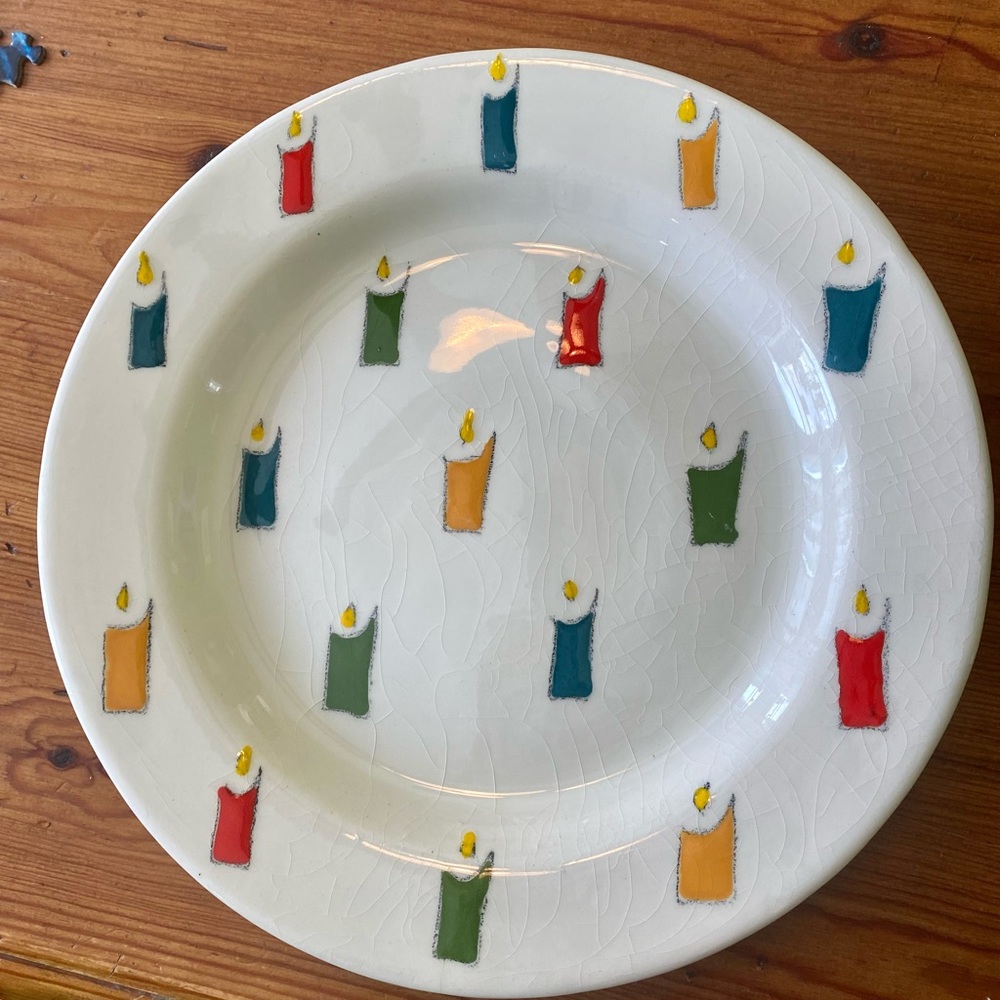 Handpainted Vintage Birthday Plate